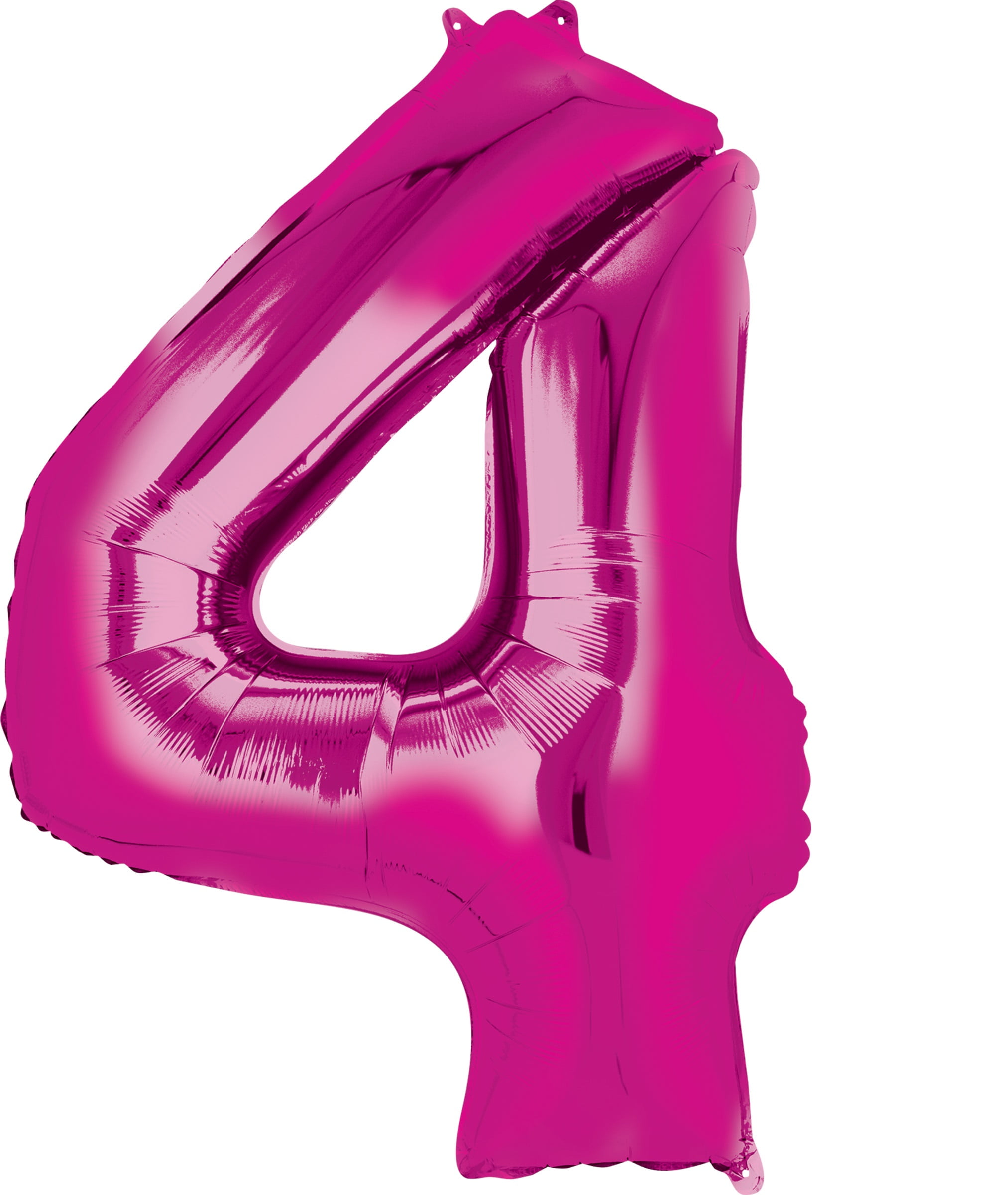 Minnie Mouse Party Supplies 4th Birthday Balloons Bundle with Character Mylar Balloons Heart Balloons and Big Number