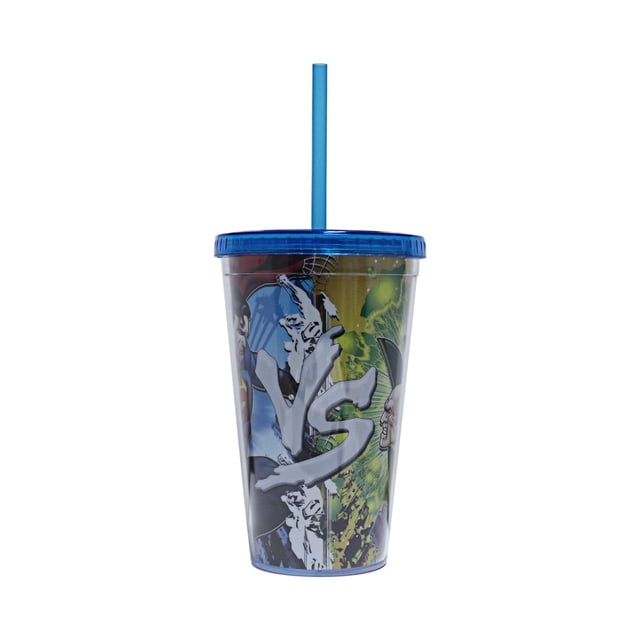 Copa fría de plata Buffalo DC Comics Superman vs Lex Luthor, 480 ml