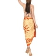 thumbnail image 3 of HAPPY BAY Women's Bikini Wraps Beach Wrap Cover up Swimwear Skirt Bathing suit Swimsuit Sarong Coverups for Women One Size Carrot_Q590, 3 of 5
