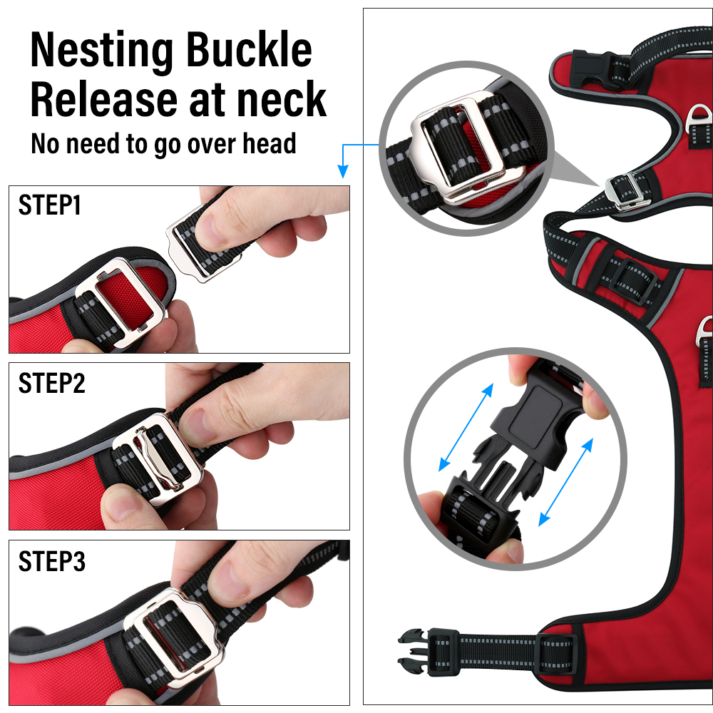 Plutus Pet No Pull Dog Harness, Adjustable Reflective Vest photo 3