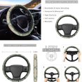 thumbnail image 3 of Jeiento Hummingbird Car Seat Covers Full Set 14 Piece Car Interior Accessories Set Boho Mandala Front Rear Split Bench Protection Decorations Universal Fit for Auto Truck Van SUV Sedan, 3 of 6