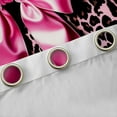 thumbnail image 4 of Castle Fairy Girls Pink Ribbon Bow Knot Blackout Curtains Set of 2 (52x84 Each),Old Fashion Dreamy Princess Window Curtains,Animal Cheetah Print Curtains and Drapes,Ultra Soft Home Decor, 4 of 6