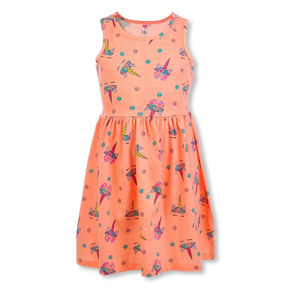 Miss Pink Miss Pink Girls' Floral Unicorn Dress (Big Girls) Walmart