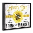 thumbnail image 3 of Stupell Industries French Country Rustic Honey Bee & Flower Black Floating Frame Canvas Art, 21 x 17, by Creatif Belle, 3 of 8