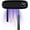 Black, variant on XIMEI Wall Mounted Toothbrush Holder, 4 Slots UV Sanitizer with Air Drying, 3000mAh Rechargeable Cordless Timer Function, No Drilling, Black