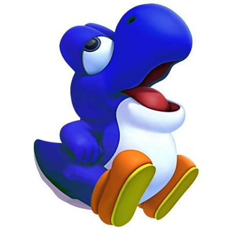 World of Nintendo Blue Baby Yoshi Mini Figure - Walmart.com