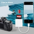 thumbnail image 2 of EIGTHTAIL USB C SD Card Reader- USB C to SD Card Reader-Type C Micro SD/TF Memory Card Adapter for Camera Cards/Tablets/（2in1）, 2 of 7