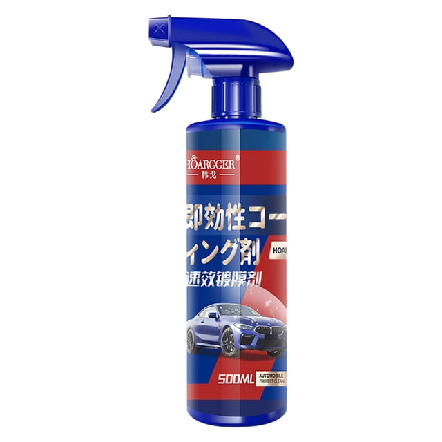 Qocolhg Nano Spray Coating Agent, Multi-Functional Coating Renewal Agent, Car Fast-Acting Coating Agent Spray, High Protection Quick Car Coating Spray Waterless Wax & Scratch Repair, 500ml