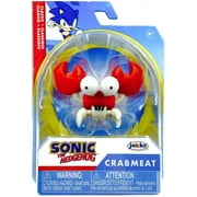 Jakks Pacific Sonic The Hedgehog Crabmeat Mini Figure, 2.5”