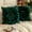 Green#2, variant on Tuscom Christmas Throw Pillow, Flower Sofa Cushion, Decorative Petal Hugs Pillows for Holiday Home Decor, Hotel Style Linen Lumbar Cushion for Valentine's Day and Christmas Decorations, 19.68in