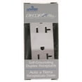 thumbnail image 1 of Leviton R42-16352-W Decora Plus Grounded Duplex Outlet, White, 1 of 3