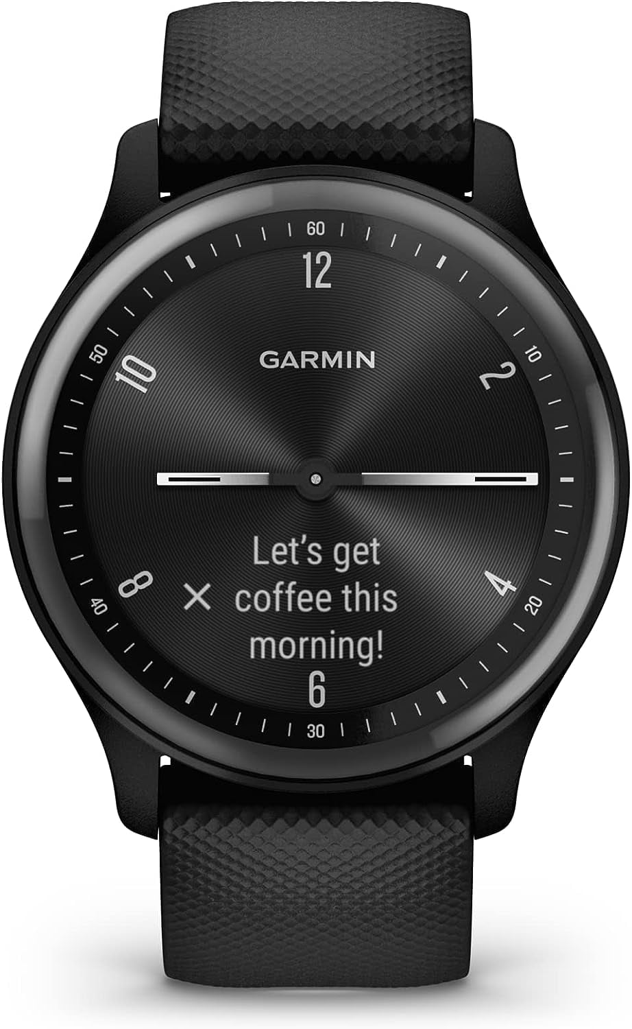 【新品未使用】GARMIN VIVOMOVE SPORTブラック Garmin Vivomove Sport Hybrid Smartwatch, Fitness Tracker