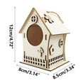 thumbnail image 3 of Penkiiy DIY Birdhouse with Lights, Wooden Bird House, DIY Bird House for Outside, Outdoor Woodworking Adult Crafts, Hanging Birdhouse for Garden, Yard, 3 of 3