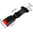 thumbnail image 6 of 2-Pack 9-Inch Universal Seat Belt Extender with Car Buckle Extension, 6 of 6
