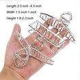 thumbnail image 2 of US 5-10 Pack Metal Jumbo Hair Claw Clip Large Strong Hold for Thick Hair Nonslip, 2 of 3