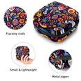 thumbnail image 3 of Peace Sign Velvet Mini Pouch for Period Purse and Bag, Zipper Pouch Men, Money Pouch Travel | Oxford Fabric | 4.7x6.6x6.6 in, 3 of 6