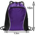 thumbnail image 4 of all about me company Personalized Promotional Items with Your Logo - Custom Backpack Cinch Swag Drawstring Bag, 4 of 4