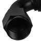 thumbnail image 3 of Acoplador giratorio hembra An10 de 90 grados para manguera de combustible de aluminio, adaptador de conexión de línea de combustible, conector giratorio doble para manguera de combustible de automóvil, 3 of 7