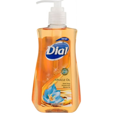 Dial Liquid Hand Soap, Miracle Oil 7.5 oz (Pack of 6)