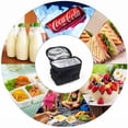 thumbnail image 4 of Glacière Souple Pliable, Conception Multifonctionnelle Répondant à une Haute Résistance à la Chaleur, Isolation Thermique Garde les Aliments Frais dans Toutes les Conditions pour la Randonnée, le Camping et les Sorties de Pêche, 4 of 6