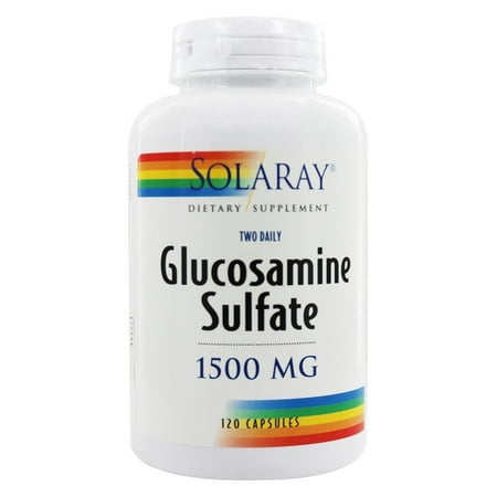 Solaray - Deux Glucosamine Sulfate Daily 1500 mg. - 120 Capsules