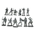 thumbnail image 2 of Ebros Set of 12 Medieval Knights w/ Swords Crossbow Halberds & Shield Figurines, 2 of 10