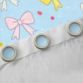 thumbnail image 4 of Manfei Rainbow Cartoon Bowtie Black Out Curtains,Multicolor Polka Dots Curtains Pack of 2 (42x63 Each),Kawaii Bowknot Bedroom Curtains For Girls Kids,Microfiber Bedroom Decor, 4 of 6