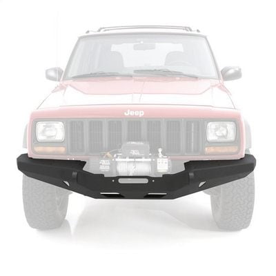 Smittybilt XRC Rock Crawler Winch Front Bumper with D-ring Mounts (Black) - 76810