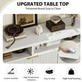 thumbnail image 4 of Modern 65.8" Fluted Sideboard with 4 Doors and 2 Open Drawers for Living Room, Dining Room, Entryway, 4 of 6
