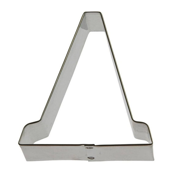 Traffic Cone Cookie Cutter 3.5 in B1634 - Foose Cookie Cutters - USA Tin Plate Steel