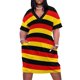 thumbnail image 1 of Vestido hueco con bolsillo y bandera alemana para mujer, fiesta de noche de lujo para ropa elegante de verano., 1 of 6