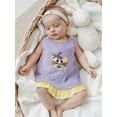 thumbnail image 3 of BemeyourBBs Toddler Girl Plaid Tank Dress Tiger Embroidery Sleeveless Ruffle Dress, 3 of 9