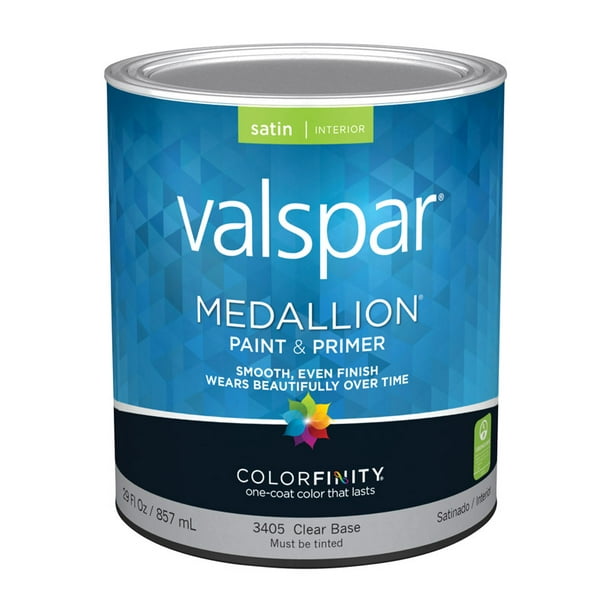 Valspar Medallion 100 Acrylic Paint & Primer Satin Interior Wall Paint