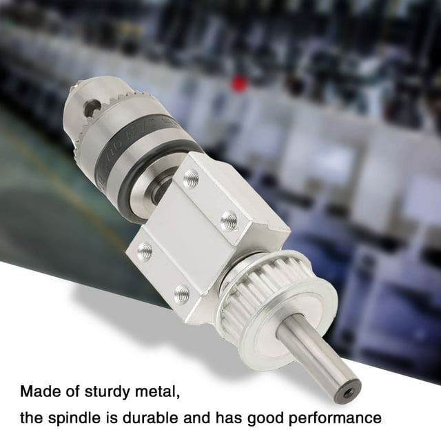 Drill Press Spindle, Chuck Capacity 1.5-10MM Dynamic Balance 0.1MG Unpowered Spindle, Convenient To Use For DIY Drill Press Laboratory Table Saws Table Grinder