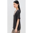 thumbnail image 4 of Remera Mujer Free People Nina Cuello en V Negra Talle L, 4 of 6