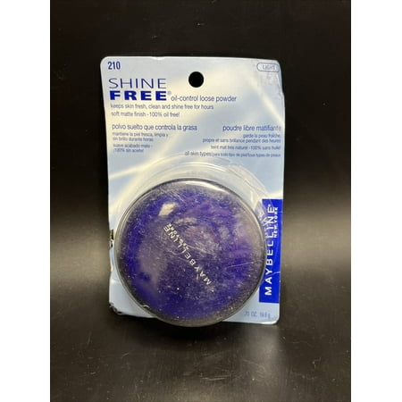 Maybelline Shine Free Oil Control Loose Powder, Light, 0.7 oz