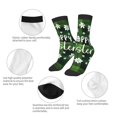 thumbnail image 3 of Fuzoiu Happy Easter Print Kids Socks For Boys Girls,Grip Crew Socks with Non Slip,Lightweight Stretch Crew Socks,Toddlers Crew Boot Socks, 3 of 5