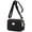 Black, variant on Ladies Crossbody Bag Multi-Pocket Shoulder Bag Waterproof Nylon Handbag Small Cellphone Purse for Women