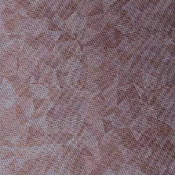 Ahgly Company Machine Washable Indoor Square Transitional Rosy Pink Area Rugs, 7' Square