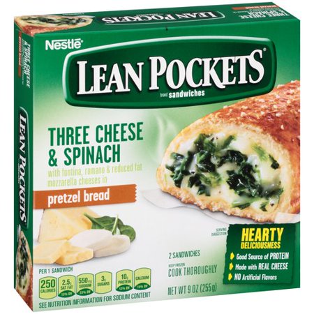 Lean Pockets Lean Pocket Pretzel Spinach &amp; 3 Cheese - Walmart.com
