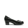 thumbnail image 5 of Dream Pairs Womens Low Block Heel Pump Shoes Round Toe Arch Support Slip On Dress Pumps, 5 of 11