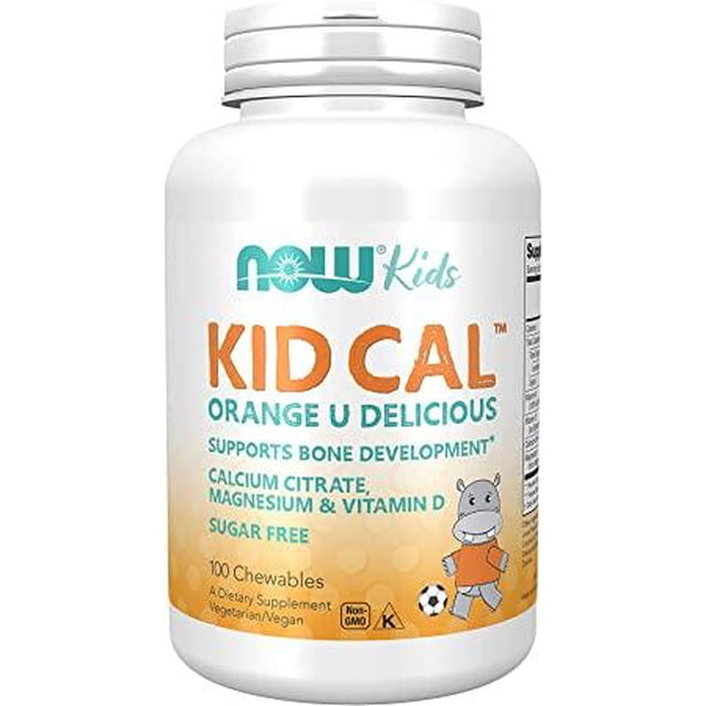 Vitaminas para Niños Now Kids Kid Cal 100 Gomitas