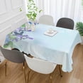 thumbnail image 4 of SKYSONIC 60"x108" Square Tablecloth with Flower Background-3 Prints, Anti-Wrinkle and Smooth Table Cloth for Kitchen/Home Party Decoration, 4 of 7