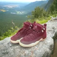 thumbnail image 1 of Ni - ke Ni - ke Boys Air Jordan 12 153265-617 Red Basketball Shoes Sneakers Size 6.5Y, 1 of 5