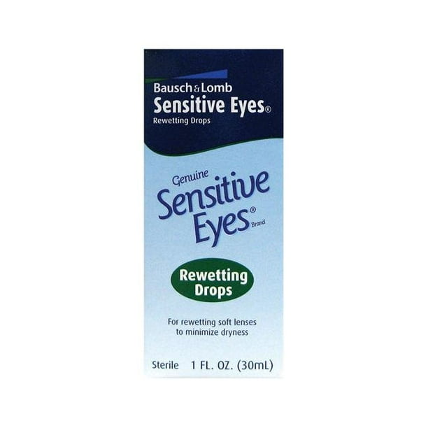 Bausch & Lomb Sensitive Eyes Rewetting Drops for Soft Contact Lenses1