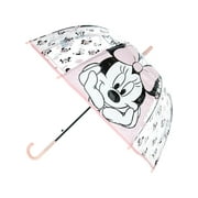 Textiel Trade Kid's Disney Minnie Mouse Transparent Bubble Stick Umbrella