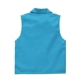 thumbnail image 3 of RYDCOT Mens Mesh Lined Vest Casual Waterproof Lightweight Golf Work Vests Summer Sleeveless Jackets for Travel Hiking Fishing Blue, 3 of 4