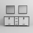 thumbnail image 5 of Lexora Home Ziva 84" Double Vanity with Mirrors in White, 5 of 6