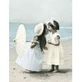 thumbnail image 2 of Unknown 19x24 Gold Ornate Wood Framed with Double Matting Museum Art Print Titled - Sisters on Shore, 2 of 4