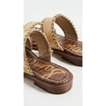 thumbnail image 2 of Sam Edelman Hopie Natural/Desert Sun Slip On Square Open Toe Double Strap Sandal (Natural/Desert Sun, 6), 2 of 4
